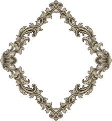 Frame ornament vintage classic element decoration