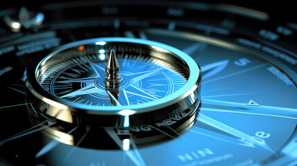 Compass compass, travel and adventure material