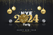 2024 Happy New Year Background for your Flyers and Greetings Card graphic or new year themed party invitations