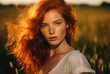 © JuanM - Portrait of a redhead girls in the countryside