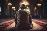 Fototapeta  - Muslim worship of the Allah's kindness, culture background