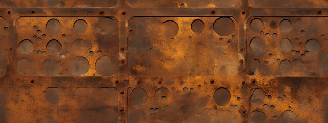 seamless steel floor plate background texture. tileable industrial rusted scratched metal grate or g