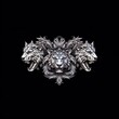 Elegant lions in silver. Perfect for fantasy, high fantasy, book covers, cards, invitations, games and more.	
