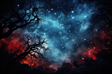 Wall Mural - space or galaxy colourful background. generative ai