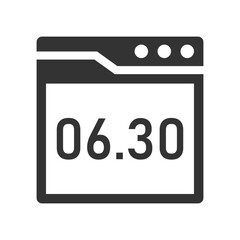 Poster - Time interface icon