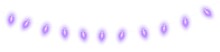 Lilac Christmas Glowing Garland. Christmas Lights. Colorful Christmas Garland. The Light Bulbs On The Wires Are Insulated. PNG.