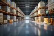 © Jawed Gfx - Warehouse at the core of a logistics center for storage