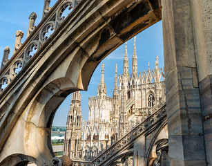 Wall Mural - Terraces of Cathedral and roof