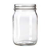 Fototapeta  - Glass mason jar isolated
