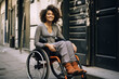 © Jeff Whyte - African american woman in a wheelchair.