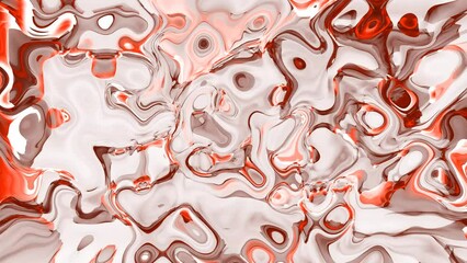Wall Mural - Abstract background with liquid .Animated  texture wavy pattern multicolor liquid