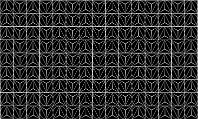 Abstract geometric pattern design, seamless pattern design, black and white pattern design
