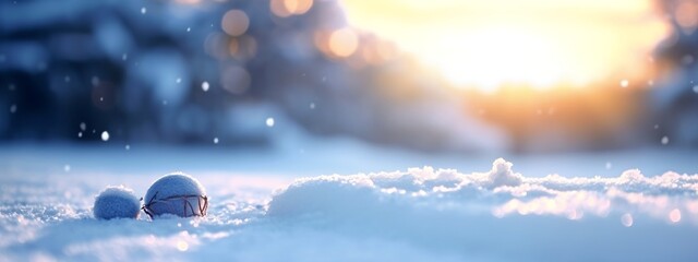 Wall Mural - winter landscape background, generative ai.