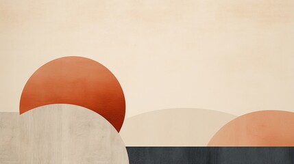 Wall Mural - craft a minimalist abstract background that embodies the essence of simplicity and elegance.