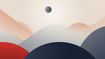 Wall Mural - craft a minimalist abstract background that embodies the essence of simplicity and elegance.