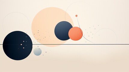 Wall Mural - craft a minimalist abstract background that embodies the essence of simplicity and elegance.