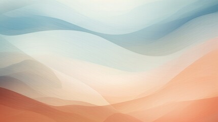 Wall Mural - Craft a minimalist abstract background using translucent layers and soft, muted colors.