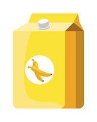 Sticker - Box of banana milk