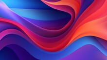 Design A Mesmerizing Abstract Background Using Gradients That Seamlessly Blend From One Vivid Hue To Another.