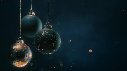 Wall Mural - christmas background with baubles,christmas decoration