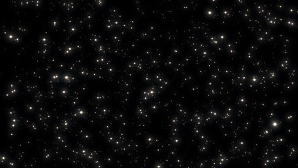 Wall Mural - Stars glowing abstract motion background shining particles loop video animation.