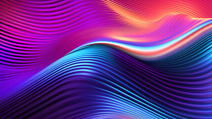 Neon Chrome Gradient Background