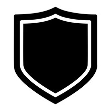 Shield Glyph Icon