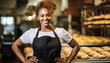 © Bartek - Black Female Baker Ready for a Productive Day in the Kitchen