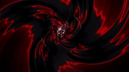 Wall Mural - abstract colorful red star shape line twisted in the center. tunnel background loop able modern anim
