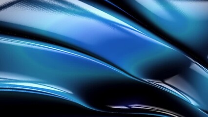 Wall Mural - abstract wave textured glossy pattern color flowing. modern background loopable animation