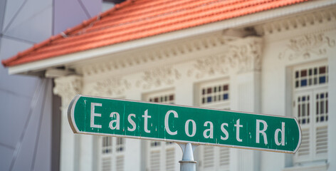 Canvas Print - Singapore, Joo Chiat District, HDR Image