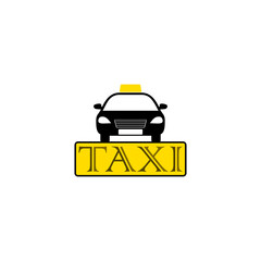 Poster - Taxi logo icon isolated on transparent background