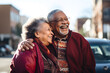 © fraudiana - Elderly black couple on the street