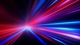 Fototapeta Góry - Abstract neon light streaks lines motion background