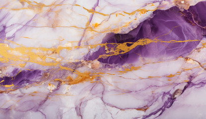  Abstract marble marbled ink painted painting texture. Purple, pink, white and gold 