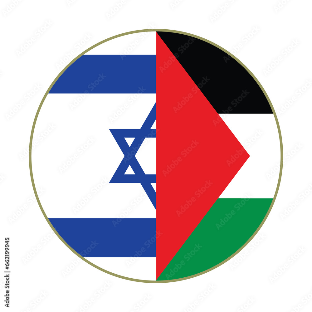 Vector Plus Israel Image vectorielle Stock Israel flag with Palestine flag vector ...