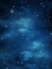 Galaxy blue space background camera flying through the galaxy. Vertical video for business. 