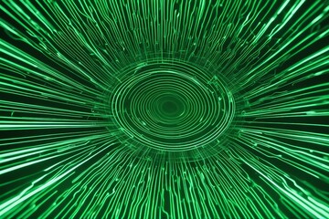 Abstract organic green lines as wallpaper background illustration