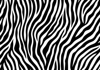 Wall Mural - Abstract Seamless Zebra Skin Pattern Background