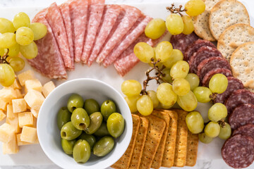 Wall Mural - Charcuterie board