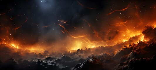 Wall Mural - ai cosmos filled with countless stars, galaxy and universe light. galaxies sky in space planets and 