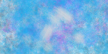 Colorful Watercolor Background. On A White Background With A Texture Of Dripped PaintFractal Galaxy Of The Universe  Blue Shades Light Background With Texture, Wall Effect.