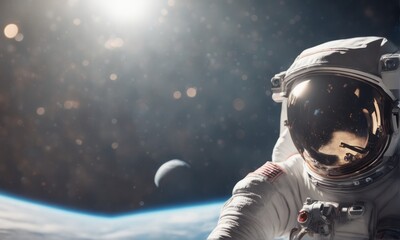 astronaut in space suit and helmet in space astronaut in space suit and helmet in space astronaut on