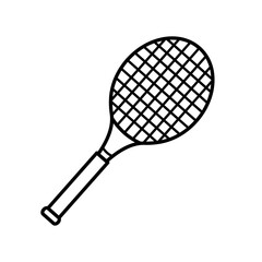 Wall Mural - tennis icon. tennis racket icon