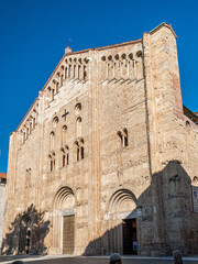 Wall Mural - The facade of the romanesque church of San Michele in Pavia