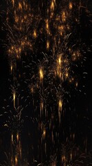 Poster - Vertical background of sparks. Screensaver for a smartphone. AI generative.