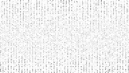 Poster - Black and white halftone dotted pattern.