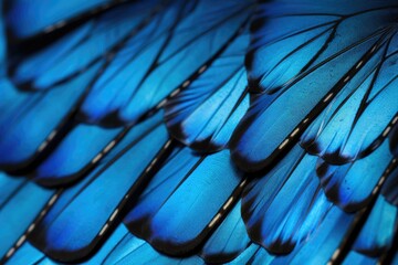 Morpho butterfly wing aspect