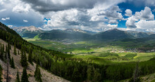 Panorama Of Crested Butte, Colorado 