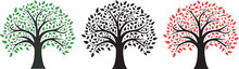  Abstract Vibrant Tree Logo Design, Root Vector, Tree Logo, Tree Of Life Icon On White Background, Wall Decor, Wall Art